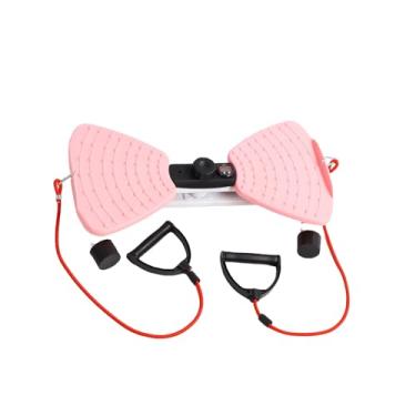 Imagem de TARSHYRY Máquina de Cintura, Placa de Torção de Exercício ABS Silenciosa Com Display Digital Capacidade de Carga de 220,5 Libras, Com de Rolamento Duplo Silencioso, para Treino de (Rosa)