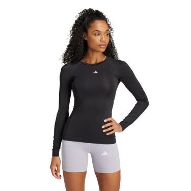 Imagem de Camiseta Adidas Treino Manga Longa Techfit Feminina-Feminino