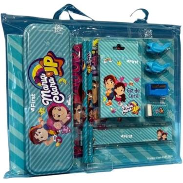 Imagem de Kit Escolar Infantil Completo com Estojo e Acessórios Maria Clara e JP - Conjunto Escolar para Meninos e Meninas Volta às Aulas Material Didático Premium