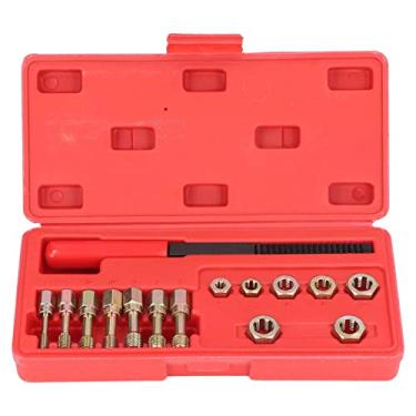 Imagem de GOTOTOP Kit de Ferramentas de Reparo Restaurador de Rosca Métrica, 15 Peças, 7 Peças, Torneira, 1 Peça, Arquivo para Manutenção de Carro, Design Hexagonal e Material de Aço Carbono