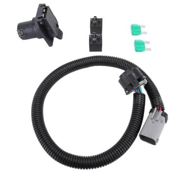 Imagem de KUIDAMOS Substituição Durável do Chicote Elétrico do Reboque de 7 Pinos para Instalação Plug and Play F-450 F-550 Super Duty 1999-2001 para Entusiastas de Reboque de Caminhões