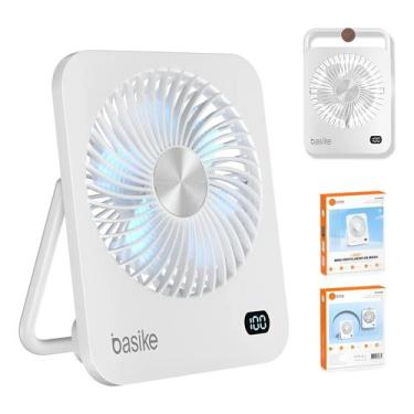 Imagem de Mini Ventilador De Mesa Silencioso 2000mah Cílios Maquiagem - basike