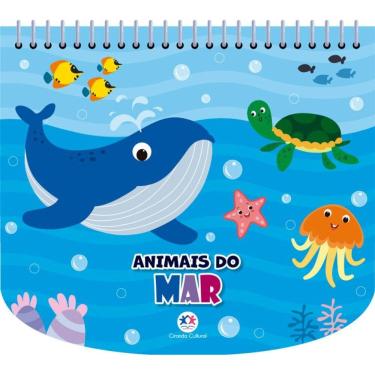 Imagem de Animais do mar - Livro com canetinha