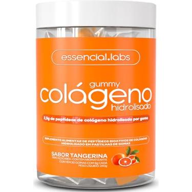 Imagem de GUMMY de COLÁGENO VERISOL® com 2,5g de Peptídeos Bioativos por Gummy e Tecnologia Alemã - 30 Doses - Sabor Tangerina