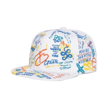 Imagem de Boné De Beisebol Unissex Ajustável Com Estampa De Grafite Hip-hop, Cha