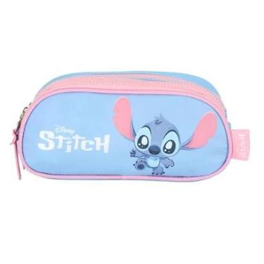 Imagem de ESTOJO LUXCEL ZIPER TRIPLO INFANTIL STITCH ET50045SC-Feminino
