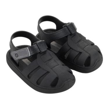 Imagem de Sandália infantil cartago oslo baby chinelo, Preto, Grafite, 17