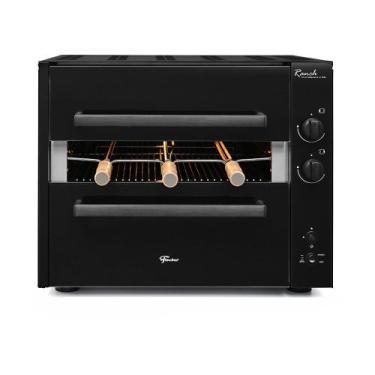 Imagem de Churrasqueira a Gás de Bancada Fischer 3 Espetos Ranch, Preto, Bivolt