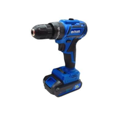 Imagem de Furadeira Parafusadeira sem Fio 36V, 2 Baterias 10000mAh, Azul, com Extensor Flexível, 10 Bits, 9 Pontas CRV, 4 Brocas Helicoidais, LED, Estojo Organizador, MQL-PFX5600