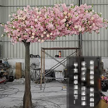 Imagem de Árvores de cerejeira artificiais grandes, árvore de simulação, decoração de casamento em ambientes internos, árvore falsa para paisagismo, árvore falsa 2,5 x 2 m (transparente 1,2 x 1 m/3,9 x 3,2 pés)