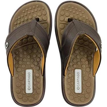 Imagem de Chinelo Masculino Casual Dia a Dia Passeio Ultra Conforto Cartago 12452-Masculino