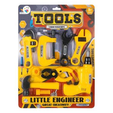 Imagem de Kit De Ferramentas Brinquedo Infantil Little Engineer Domni