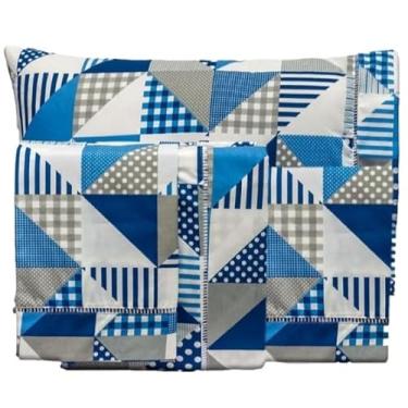 Imagem de Jogo De Lençol Percal 180 Fios Algodão (GEOMÉTRICO,CASAL)