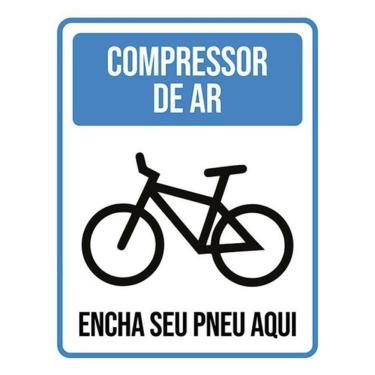 Imagem de Kit 3 Placas Compressor De Ar Encha Seu Pneu Aqui Ícone