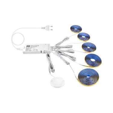 Imagem de Fita De Luz LED COB Regulável Para Armário Com Toque Inteligente 1-6 P