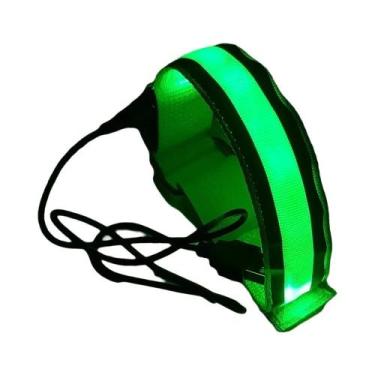 Imagem de Braçadeira De Segurança Refletiva Com Luz LED Recarregável Por USB Par