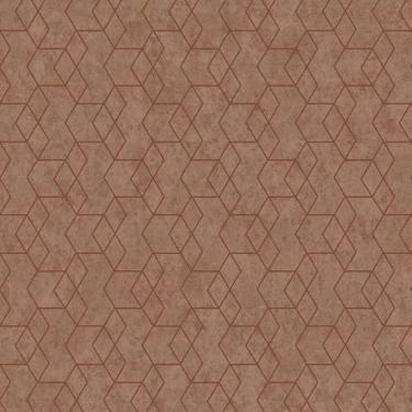 Imagem de Papel De Parede Geométrico Marrom Ess1051 - 10m X 0.53m