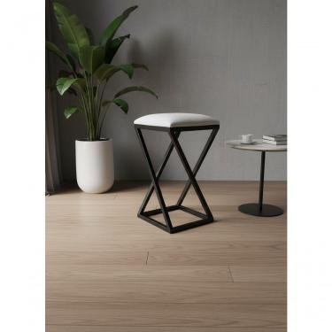 Imagem de Banco Baixo Banqueta Para Mesa Area Gourmet Banquinho Branco