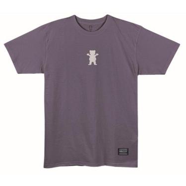 Imagem de Camiseta Grizzly Back Script Logo Tee II -, Roxo grepe shake, M