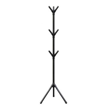 Imagem de Cabideiro Arara Multiuso Mancebo 9 Ganchos Roupa Bolsa Casaco Chapeu T