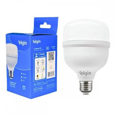 Imagem de Lampada Led Alta Potencia Elgin 20W. 1.672Lm Bivolt 6500K. - E27