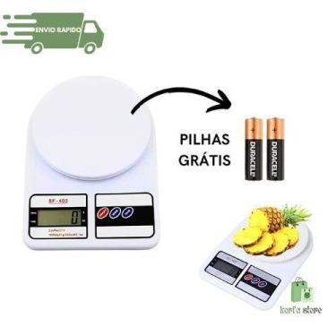 Imagem de Balança Digital de Cozinha com Precisão de Até 10kg e Escala de 1 Gram