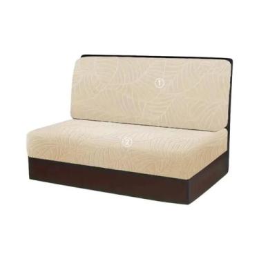 Imagem de Capas De Almofada Jacquard Para Dinette De RV, 2 Peças, Elásticas, Sem