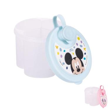 Imagem de Dosador de Leite em Pó ou Fórmula Disney Mickey Minnie com Divisórias 