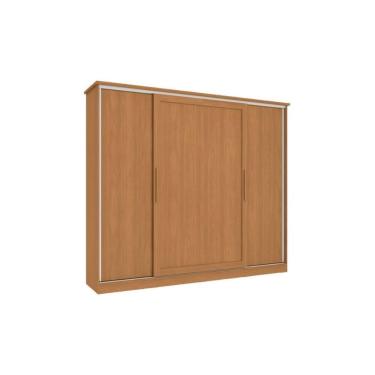 Imagem de Guarda Roupa 4 Portas De Correr E 4 Gavetas N565  Canela-canela Ou Macadamia - Kappesberg