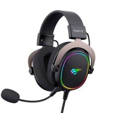 Imagem de Headset Gamer Havit H2002R, RGB, USB 7.1, 20khz, Preto - HV-H2002R-Unissex