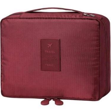 Imagem de Bolsa Necessaire Maquiagem Organizador Viagem Grande Lorben-Unissex