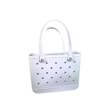Imagem de Bolsa Eva Premium Luxo Praia Piscina Impermeável - - Domum, Branco, M