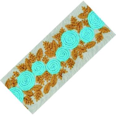 Imagem de Bordado Ingles Em Tule Azul Celeste Larg 4 Cm Venda Por Metro - Arte P