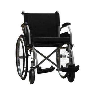 Imagem de Cadeira De Rodas Pro9000 43Cm Em Aco Ate 120Kg Procirurgica - Procirúr