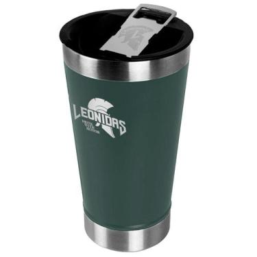 Imagem de Copo Térmico Leonidas, 473ml, Quente ou Frio, Metal, Verde