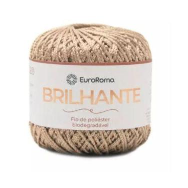 Imagem de Linha Brilhante EuroRoma - Cor 120 Areia - 100g - 136m
