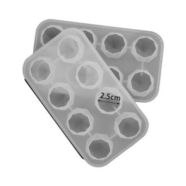 Imagem de Molde De Silicone UV Para Resina Epóxi Com Diamantes De Tamanhos Varia