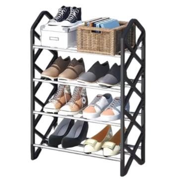 Imagem de Sapateira 8 Pares Com 4 Prateleiras Organizador Para Sala E Quarto