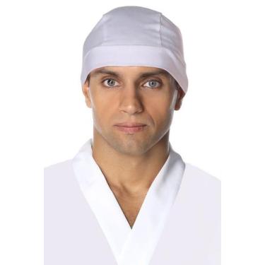 Imagem de Bandana cozinheiro(a) Touca de Pizzaiolo Chef Barman Lenço para Cozinh