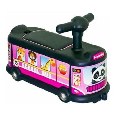 Imagem de Andador Onibus Infantil sem Pedal Balance Moveways, School