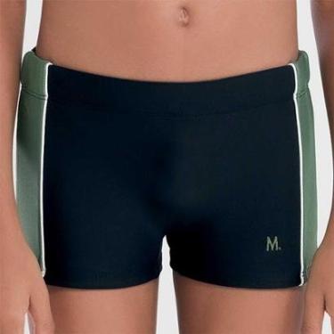 Imagem de Sunga Boxer Lisa Infantil Com Recorte-Masculino