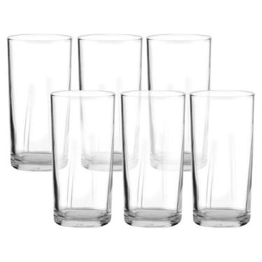 Imagem de Jogo Com 6  Copos Brisa Nadir 300ml Vidro, Transparente, 6