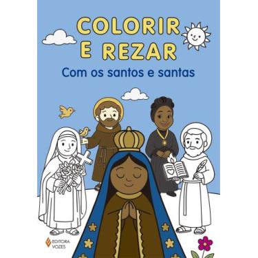 Imagem de Livro - Colorir e rezar