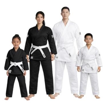Imagem de Twister Karate Gi | Uniforme profissional de karatê | Quimono de karatê de qualidade premium | Terno de karatê de 227 g para adultos e crianças, Branco, 5