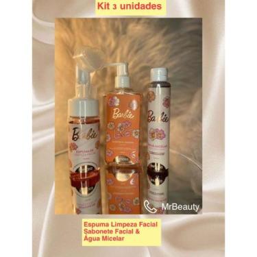 Imagem de Kit Fenzza Barbie  Limpeza Facial e Corporal  Pele Limpa, Macia e Perf