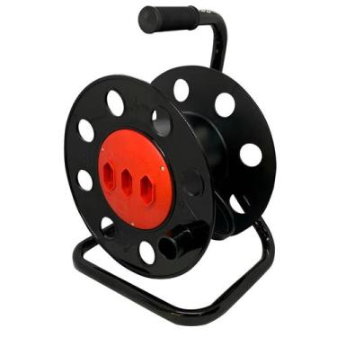 Imagem de Extensão Carretel 3 Tomadas 40m 20A Bivolt Cabo 2x2.5mm - Multicraft