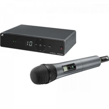 Imagem de Microfone sem Fio XSW1-825-A para Cantores e Apresentadores com Transmissão UHF Estável Cinza Sennheiser