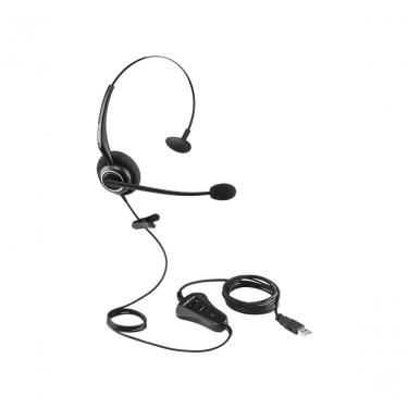Imagem de Headset CHS 55 USB 4010058 para Chamadas Voip com Cancelador de Ruído e Design Ergonômico Intelbras