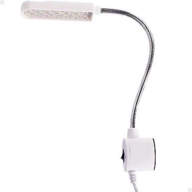 Imagem de Luminária Flexível Bivolt para Máquina de Costura e Leitura com Braço Ajustável e 20 Leds Lorben
