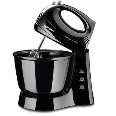Imagem de Batedeira Mondial Pratica B44-B Preto 110V, 110V